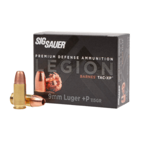 Sig Sauer 9MM, 115GR, LEGION TAC-XP, HP